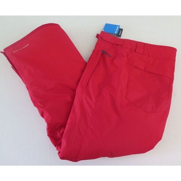 Columbia WS0946 613 Men's Sz 4X Mountain Red Bugaboo IV Ski/Snowboard Pants $130 - Picture 6 of 12